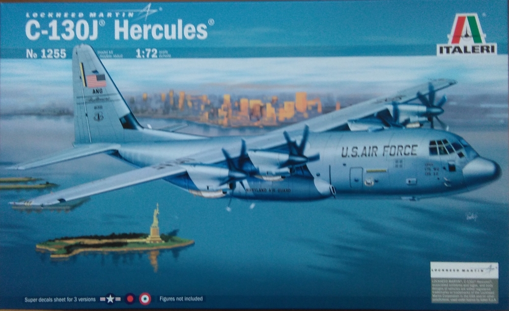 Italeri Lockheed Martin C 130j Hercules Ita1255 Ita 1255 Ita 1255 1 72 C 130 J Tactical Cargo Plane 4 Engine Aircraft Rolls Royce Allison Ae2100d3 Six Blade Propellers Modelmakershop Modelmakershop